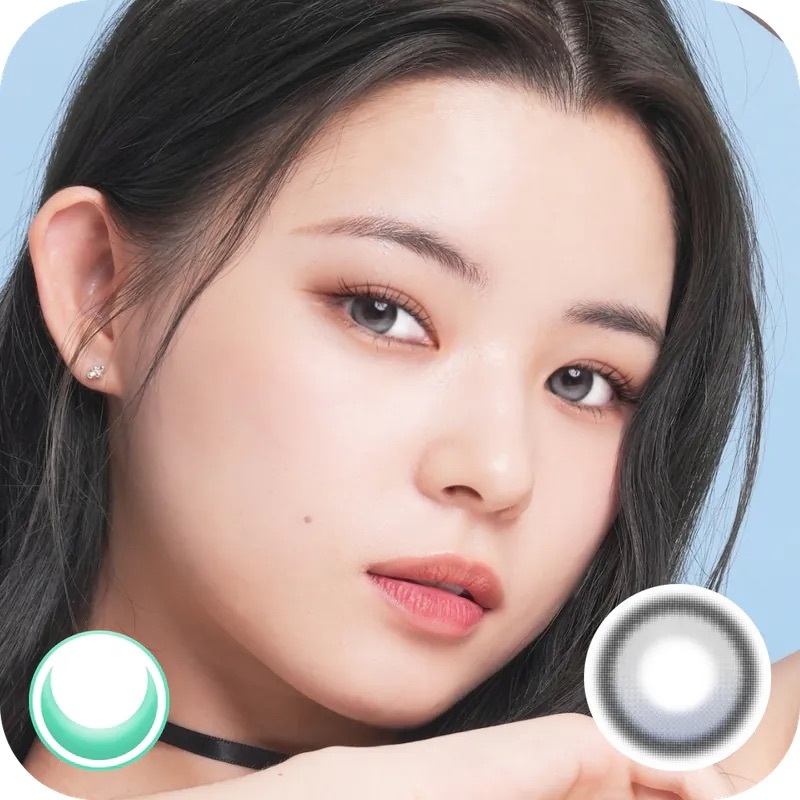 [小直徑] Lenbling Small Pureble 1 Day Ash Gray｜日拋彩妝隱形眼鏡｜每盒10片