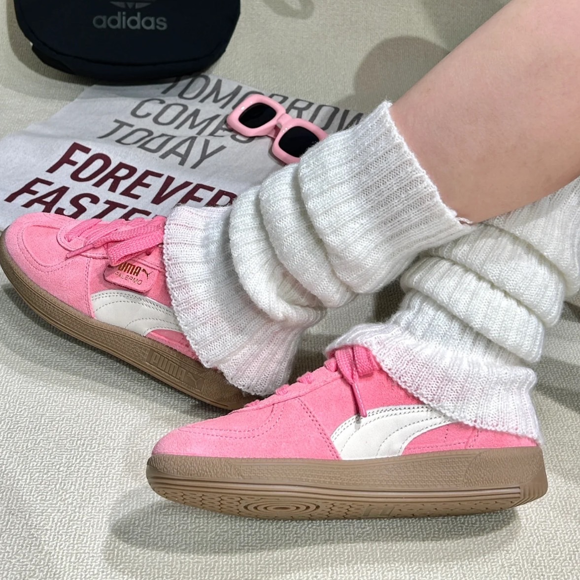 PUMA PALERMO 桃花粉 396463-57