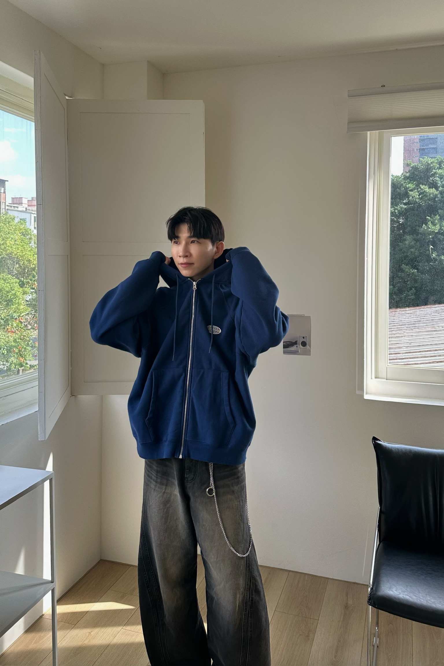 Paragraph 大鐵牌刷毛連帽夾克