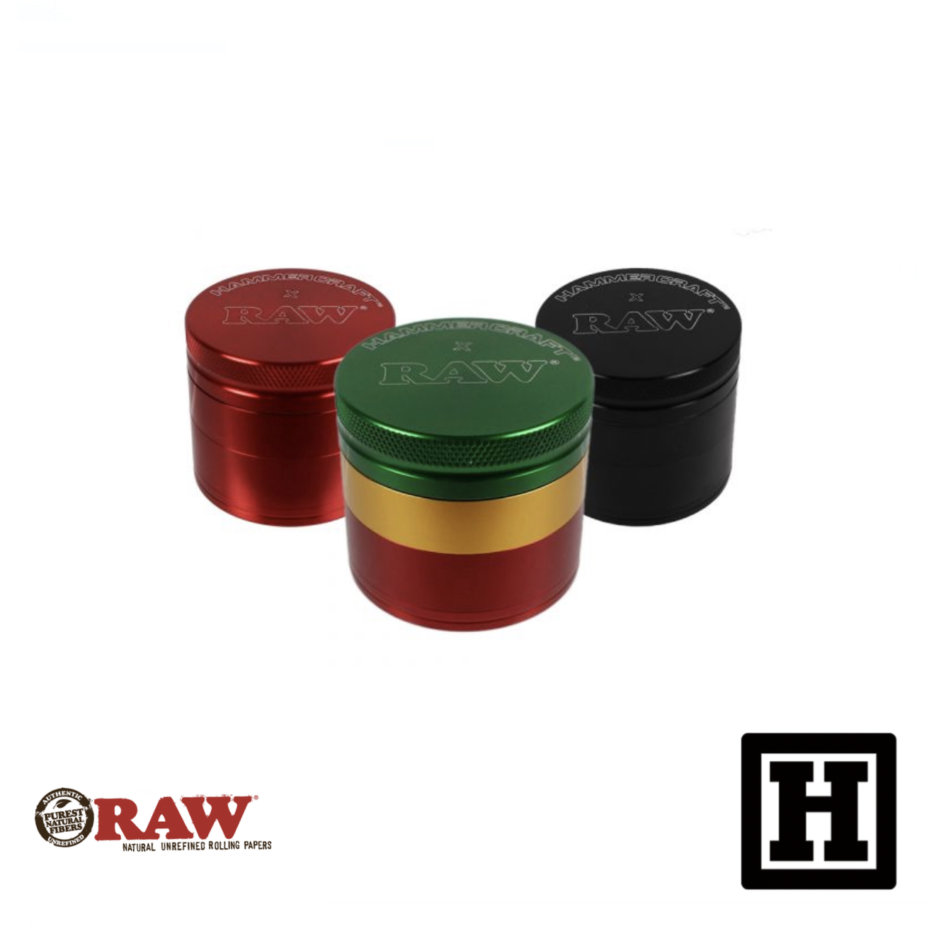 RAW x Hammer Craft 四片式 研磨器