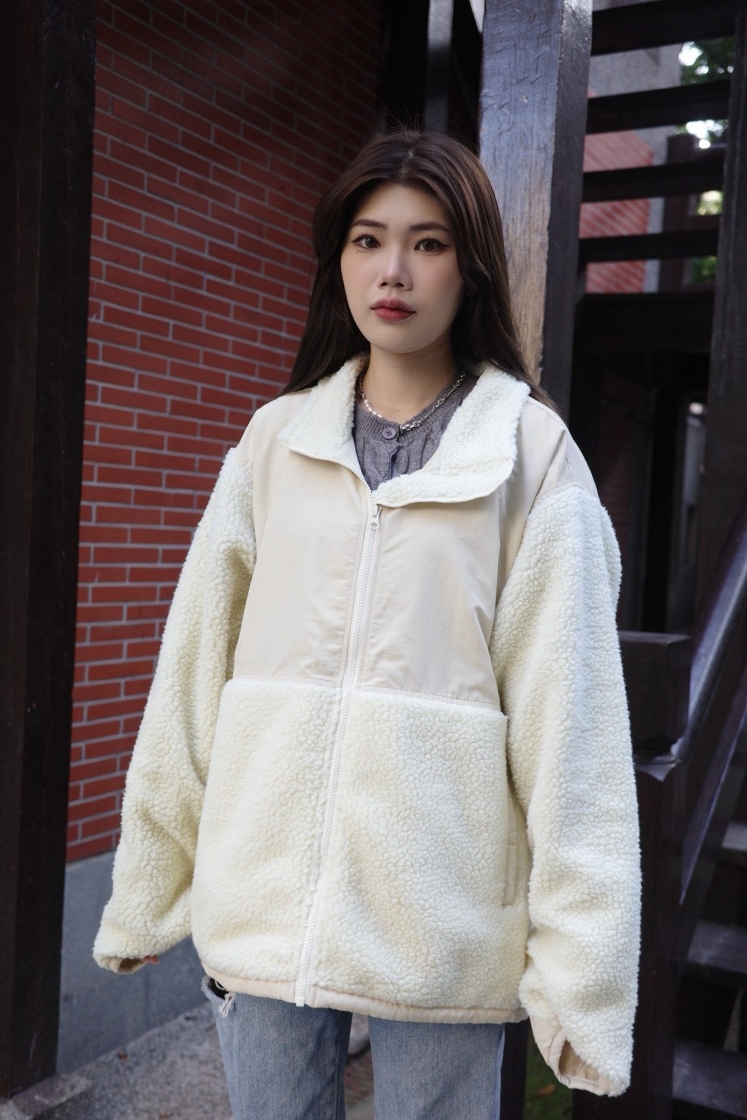 【一件免運】United Athle【內鋪棉】羔羊毛 立領 外套 UA7495｜3749501