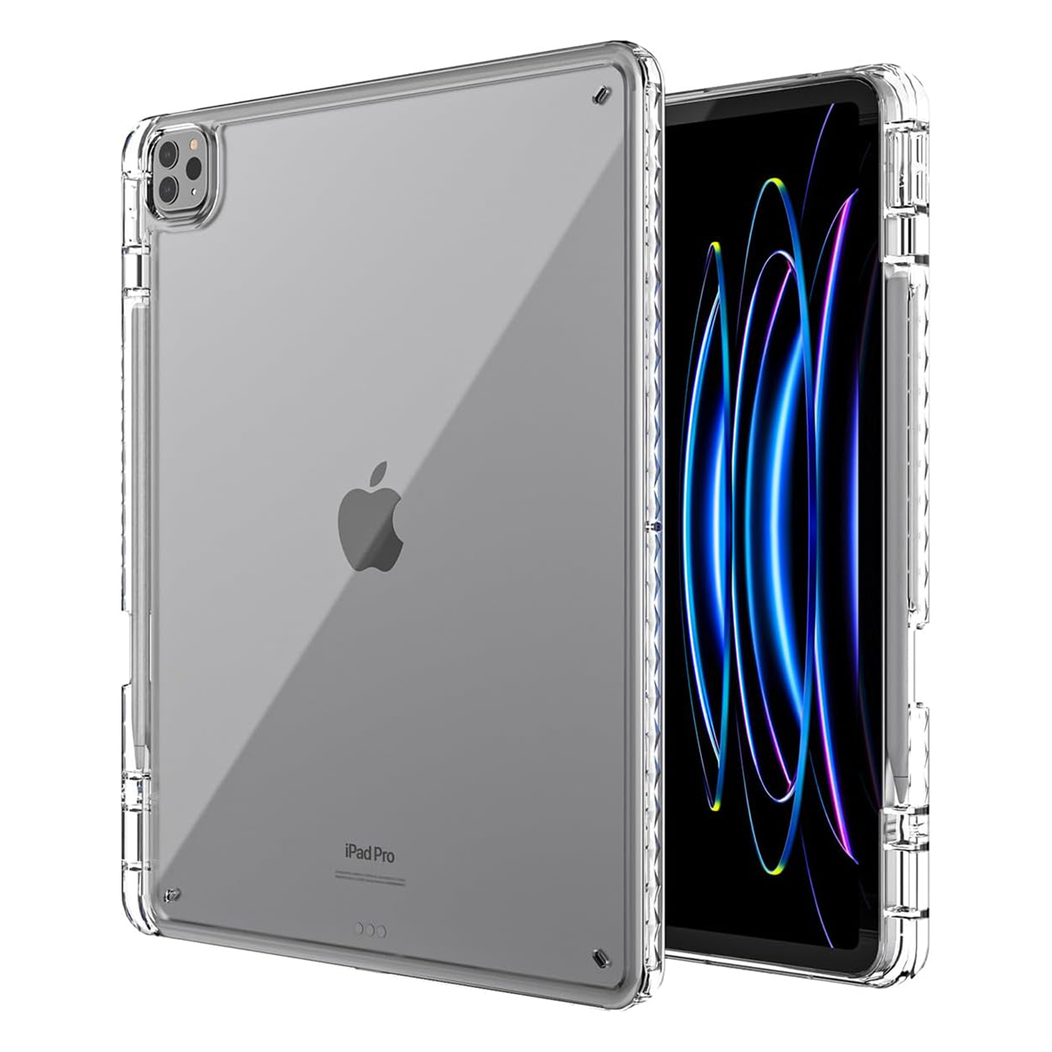XPRO - Clear Pro - iPad Pro Case 高度防撞透明筆槽平板保護硬殼