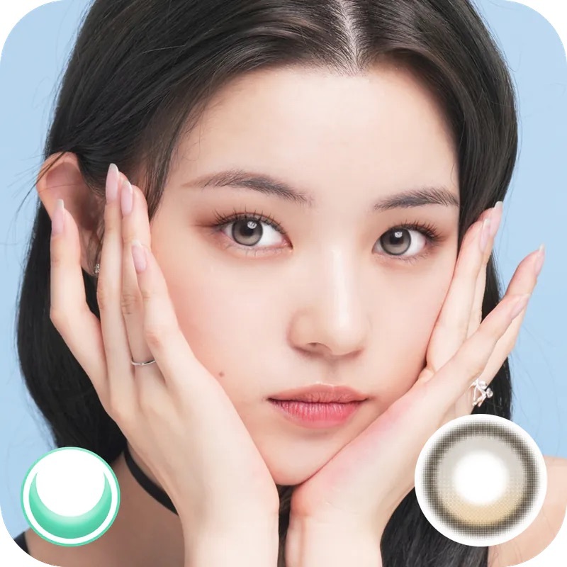 [小直徑] Lenbling Small Pureble 1 Day Ash Brown｜日拋彩妝隱形眼鏡｜每盒10片