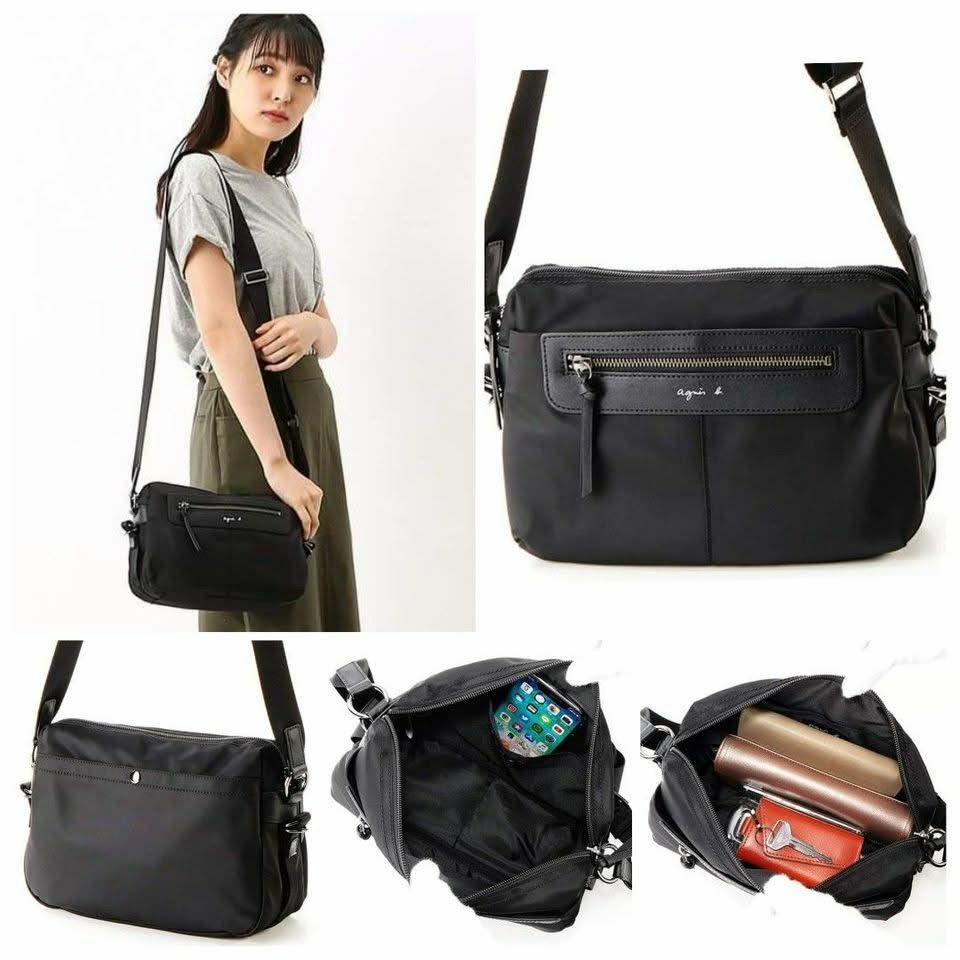 Agn*es.b 百搭休閒男女斜挎包 -2500076