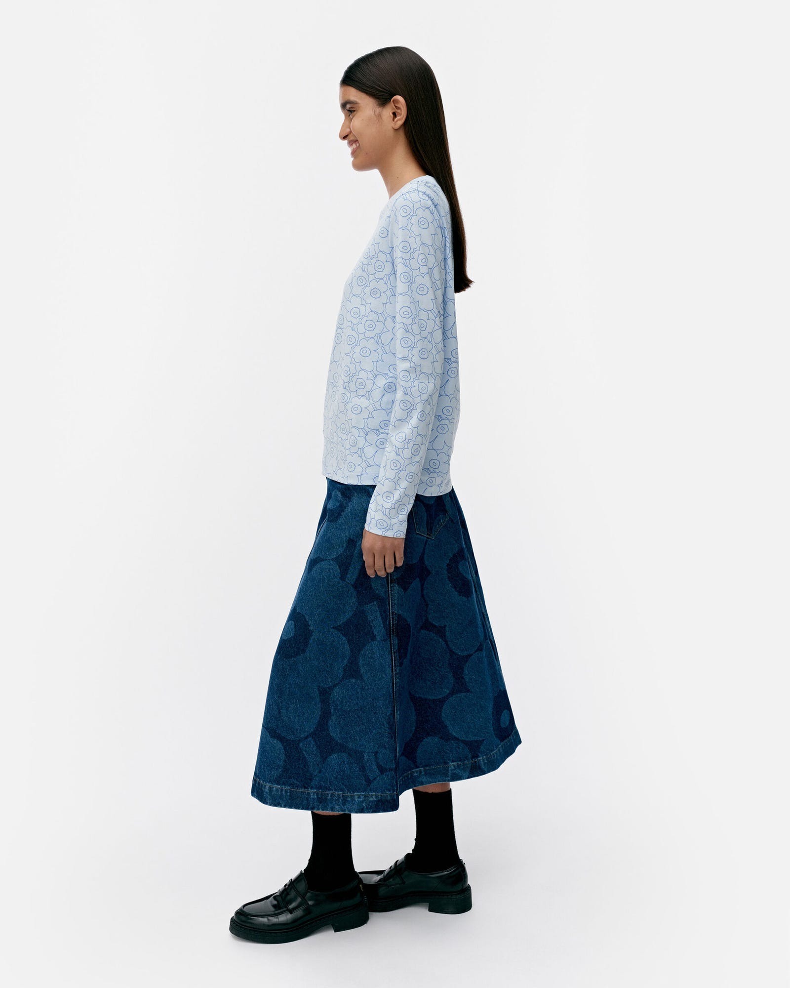 SEKUNTI PIIRTO UNIKKO 印花上衣