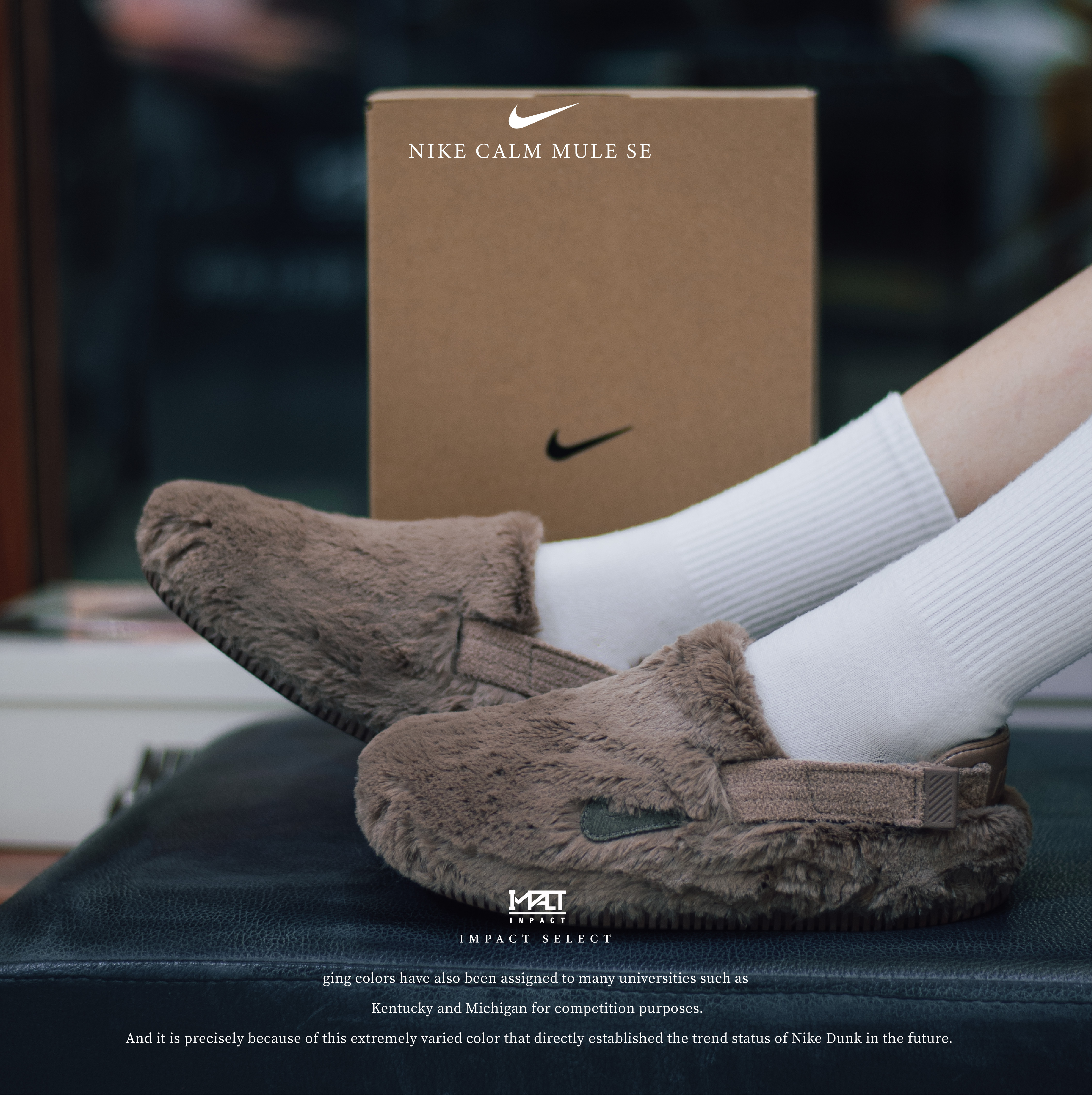 Wmns Nike Calm Mule SE 毛絨絨 毛毛拖 穆勒 懶人 拖鞋 共4色 奶白/桃粉/純黑/咖啡