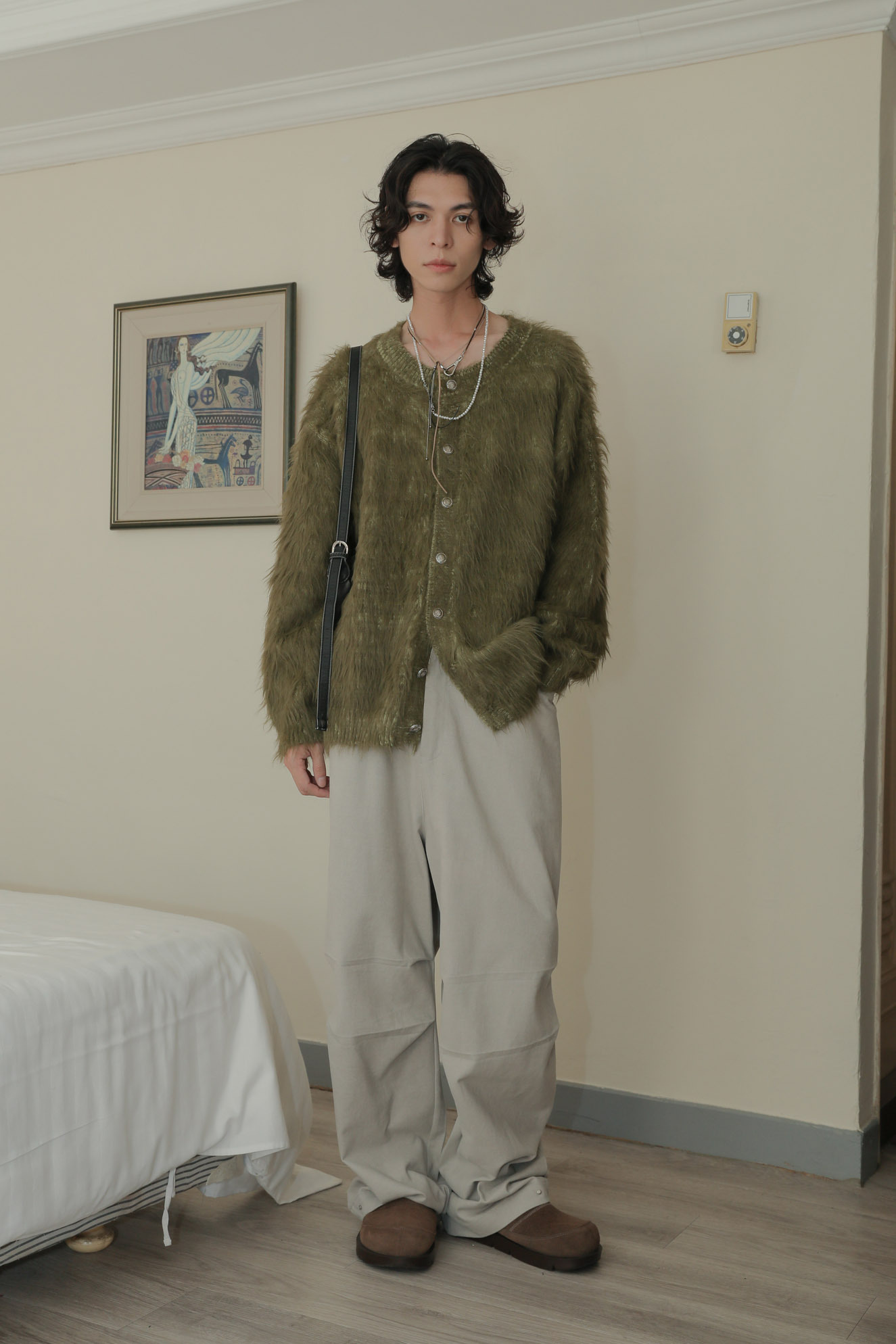 【Unisex】Liang Fur Cardigan #罩衫