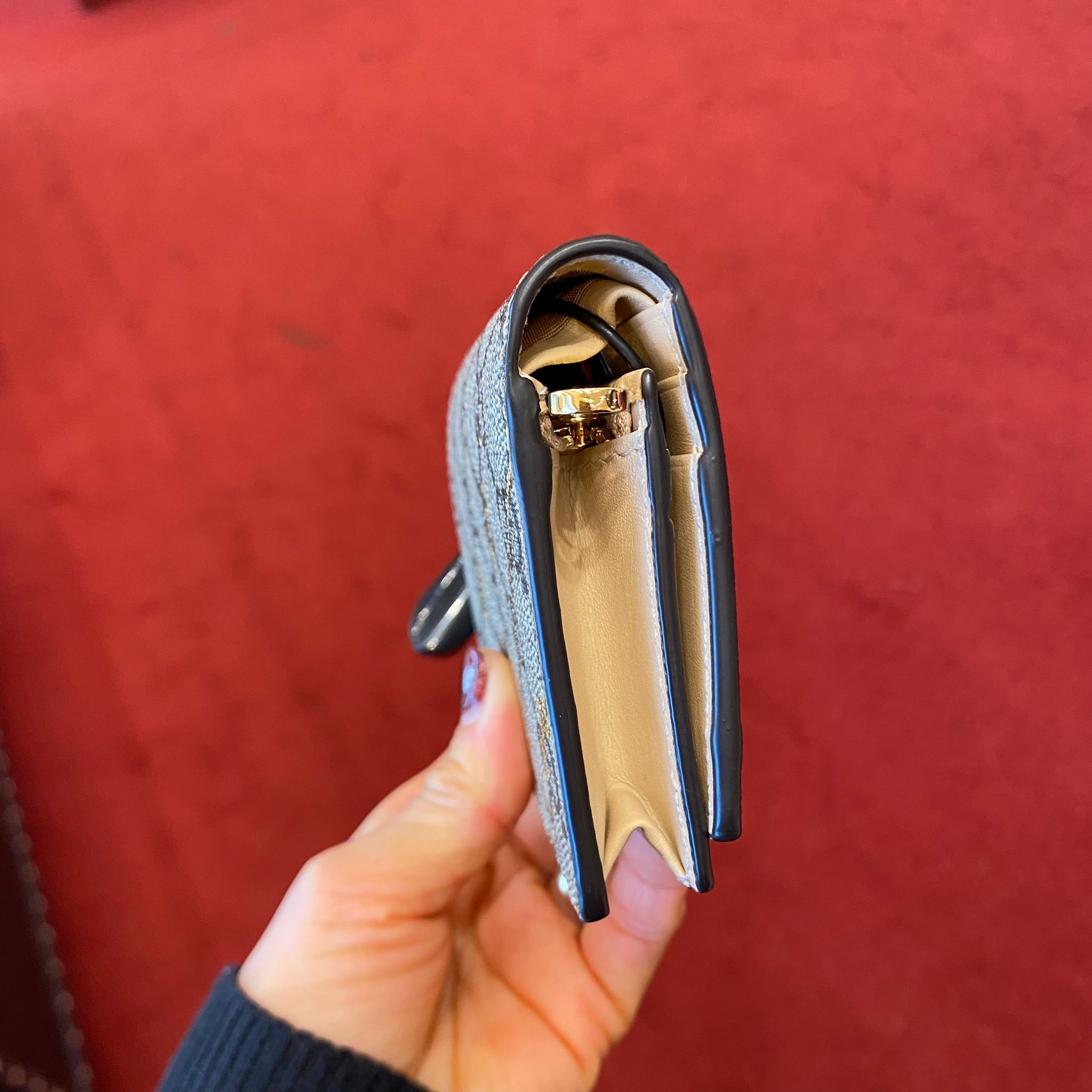 Gucci Surpreme horse bit cardholder