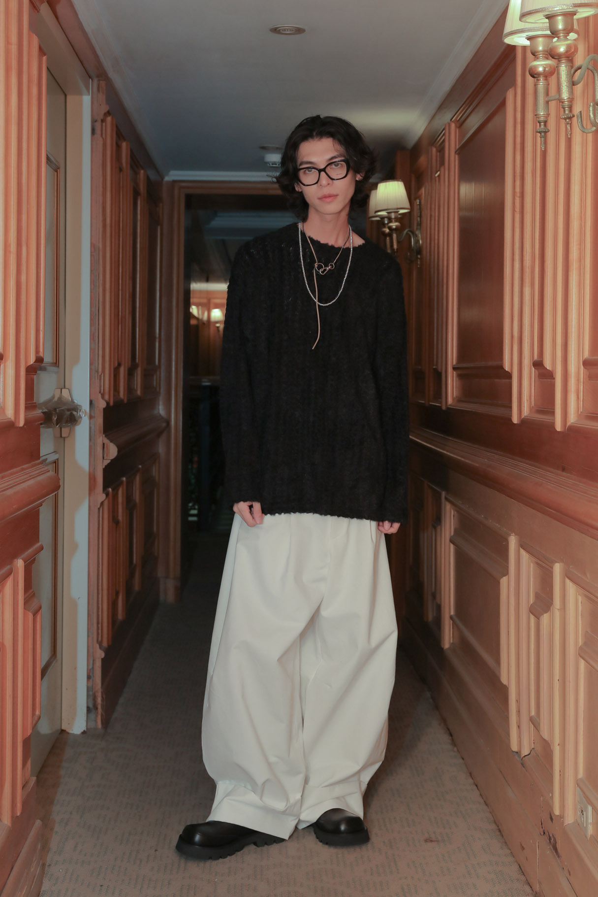 【Unisex】Mink Fur Knit Tee #毛衣