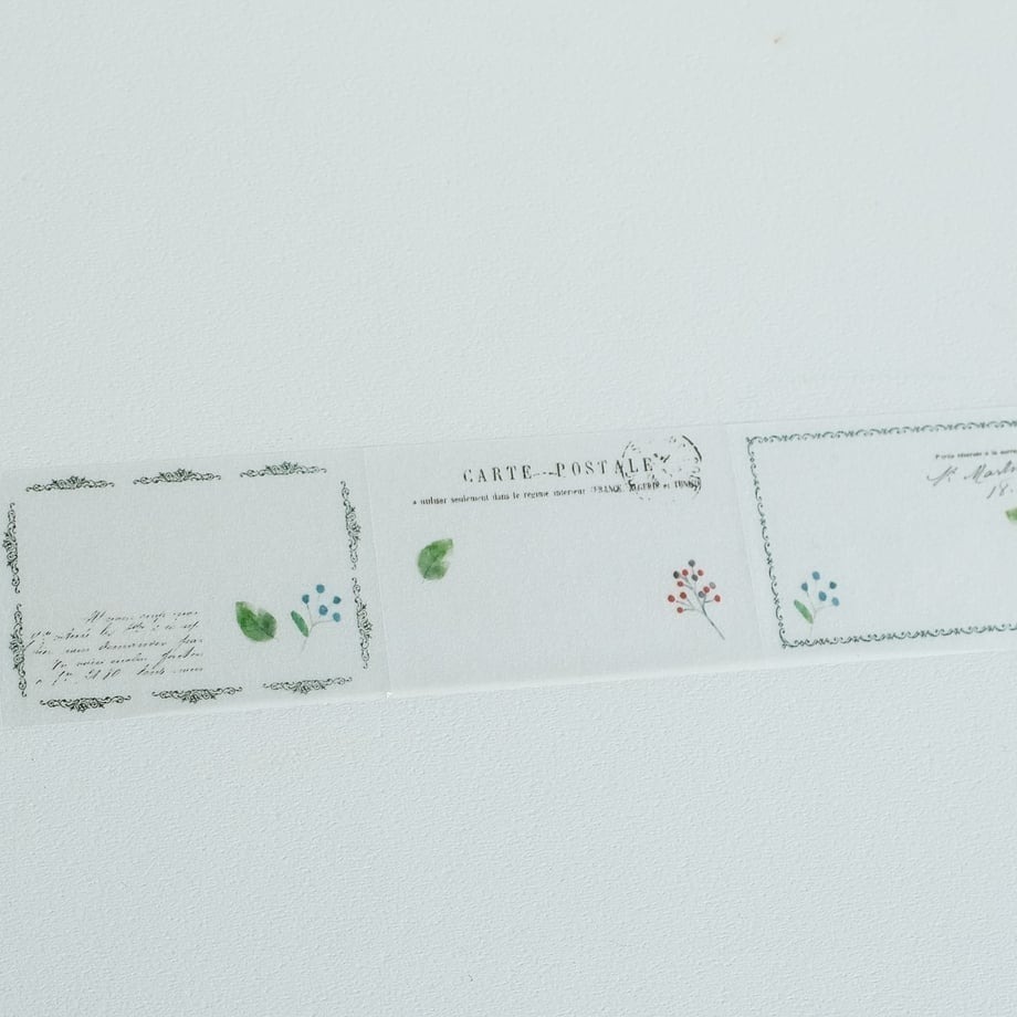 色彩 捲狀便利貼 描圖紙貼紙 R-008｜日本 yohaku