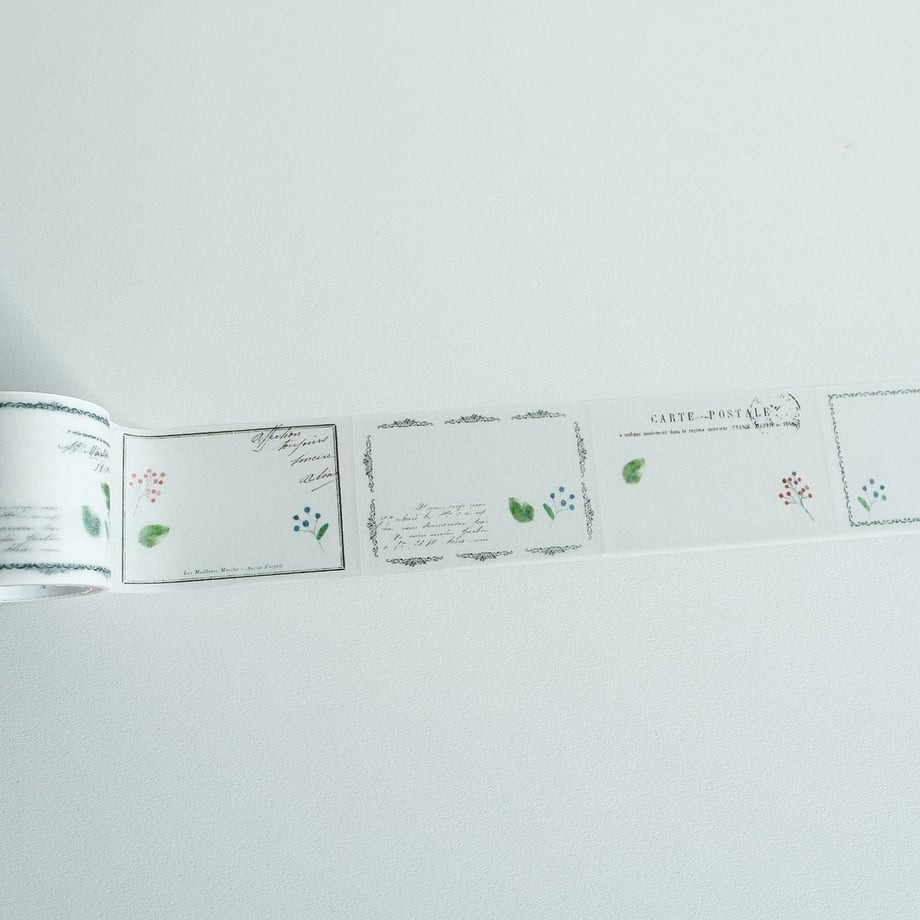 色彩 捲狀便利貼 描圖紙貼紙 R-008｜日本 yohaku