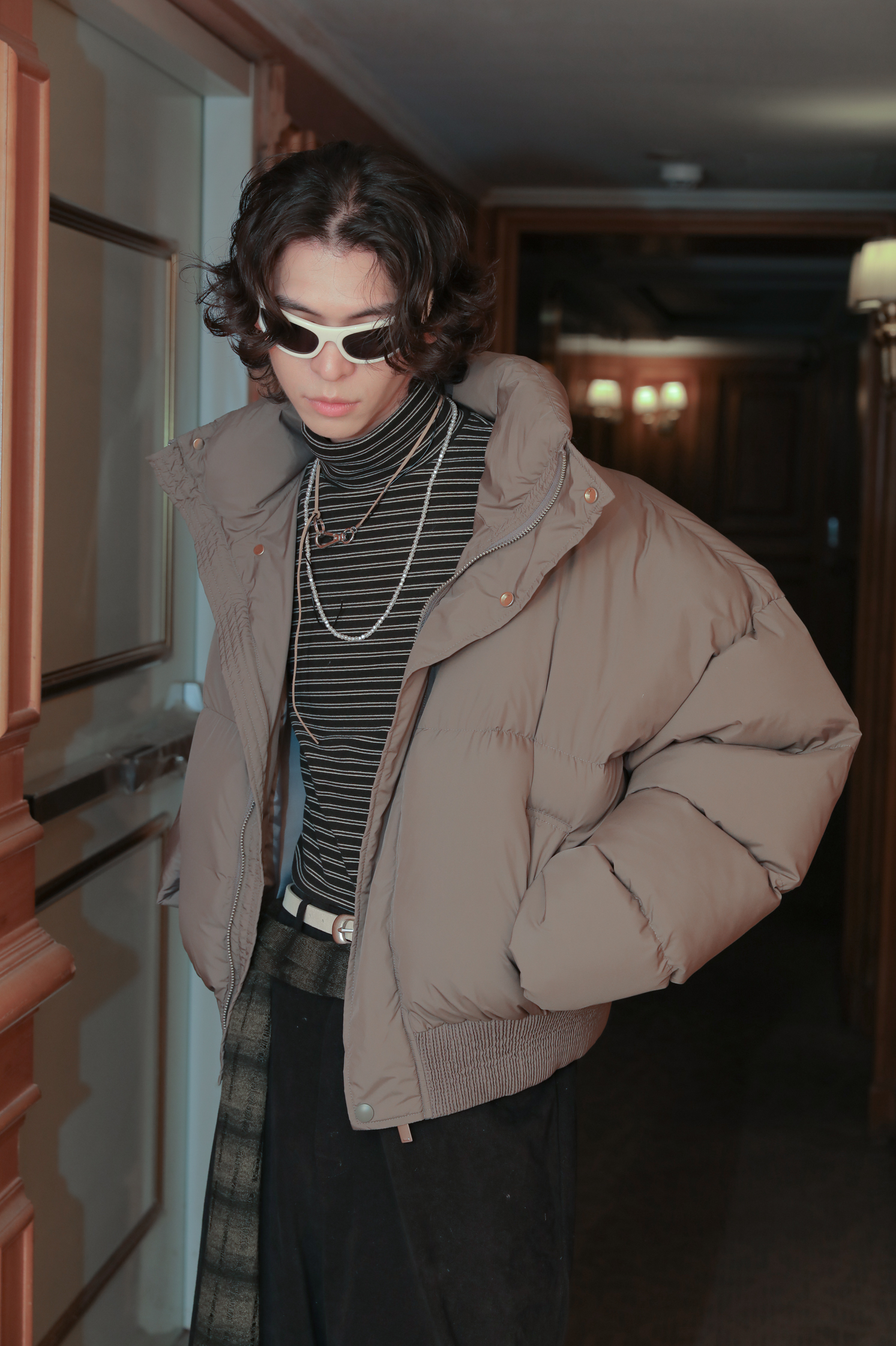 Finger Hole Polar Tee #高領上衣