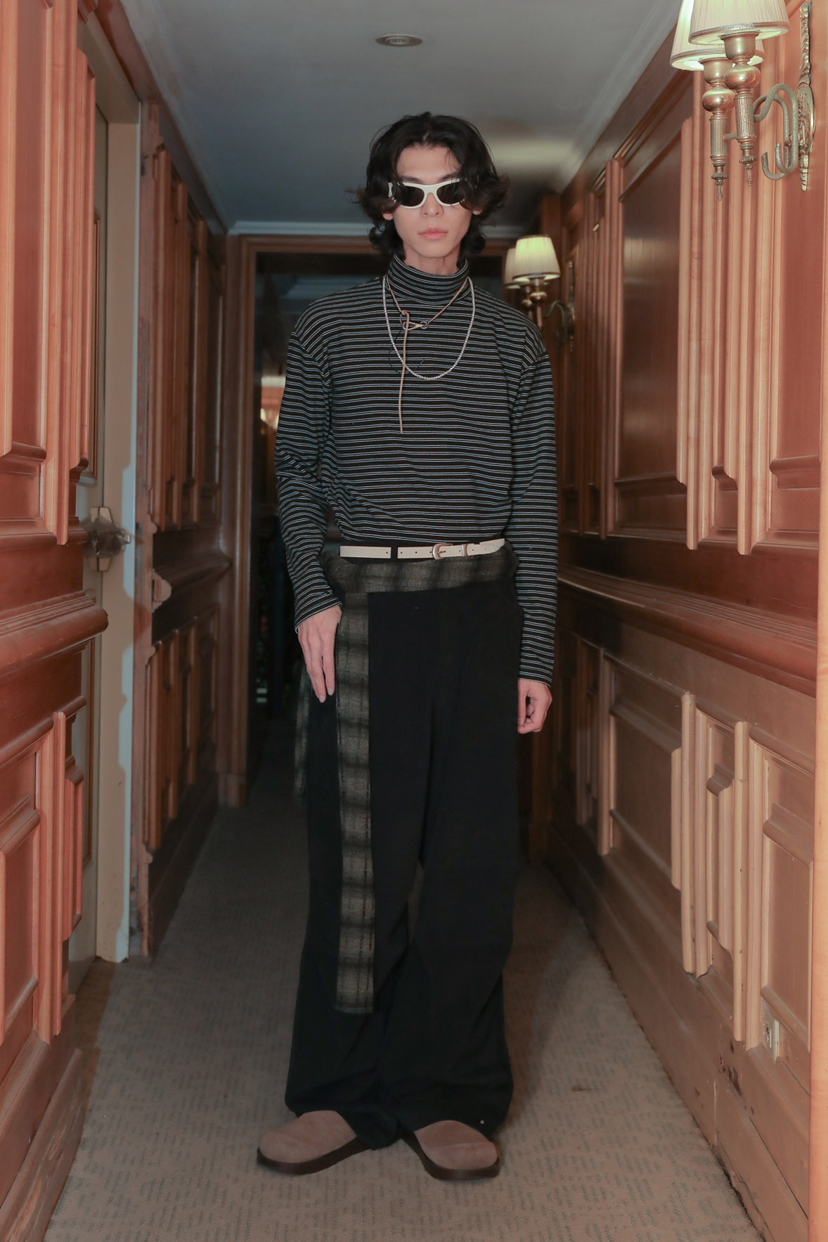 Finger Hole Polar Tee #高領上衣