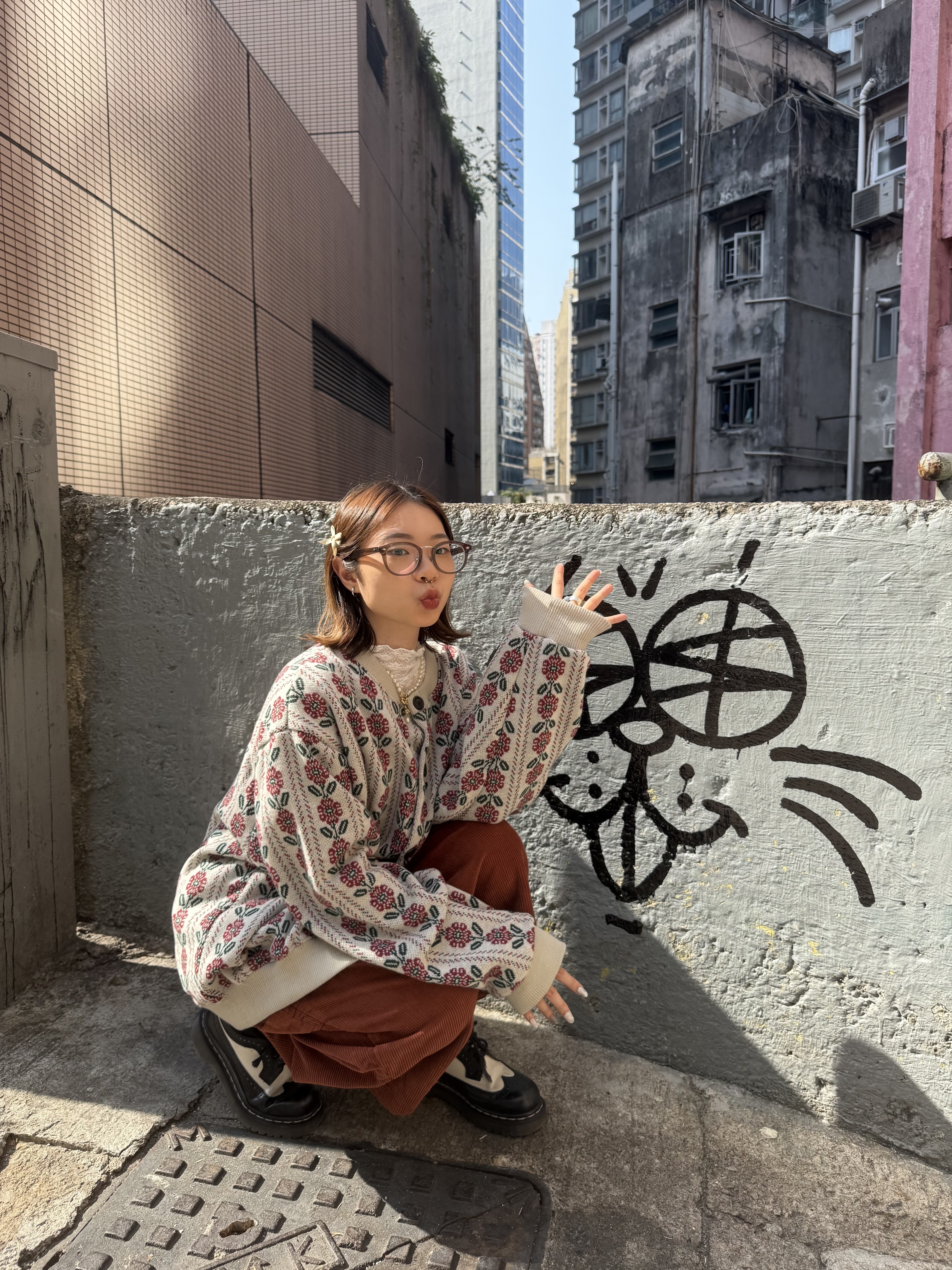 絨毛花花RUFFLE邊打底