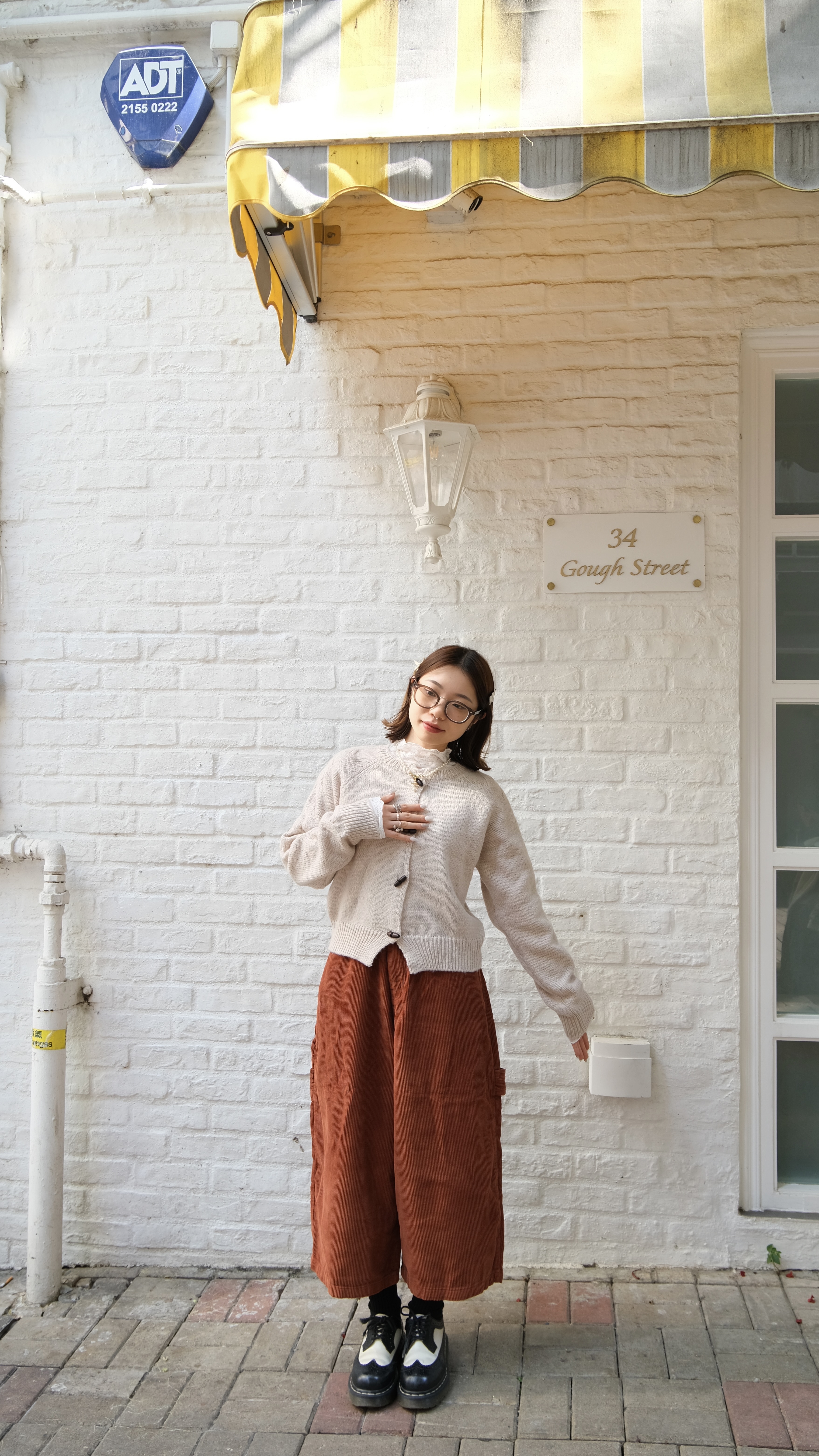 木鈕扣針織外套