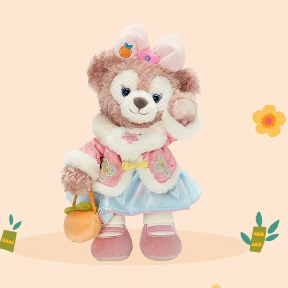 2025 新春限定 達菲 Duffy 與好友們 雪莉玫 ShellieMay SS號 娃娃 玩偶 -上海迪士尼樂園