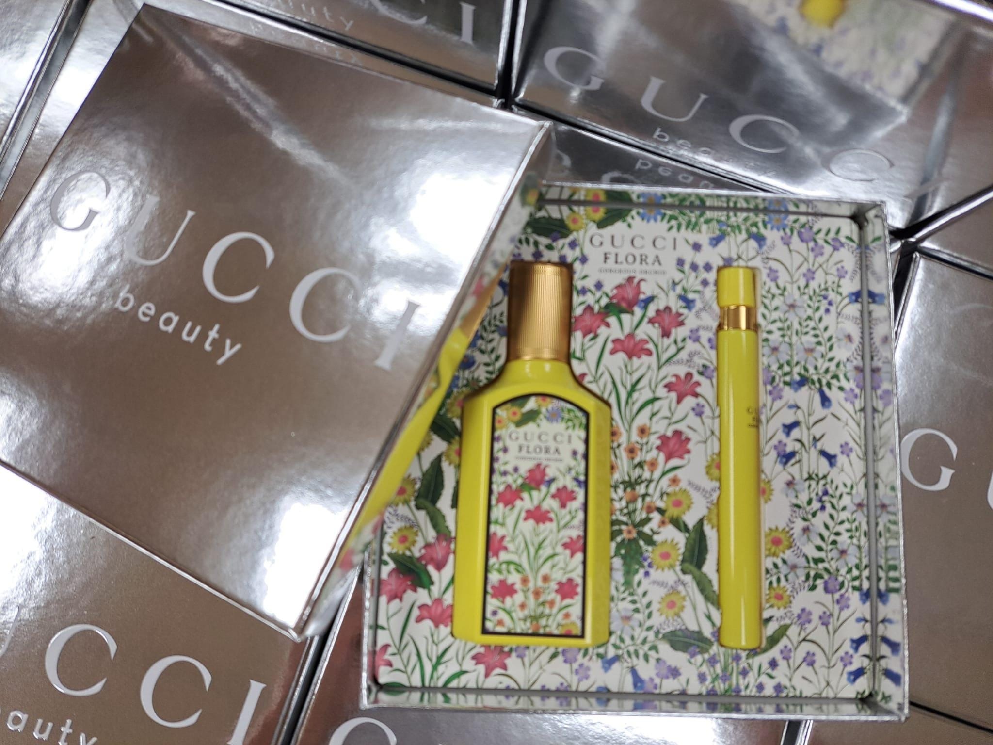 GUCCI古馳绮夢香草蘭套裝 濃香50ML+10mL 黃樽