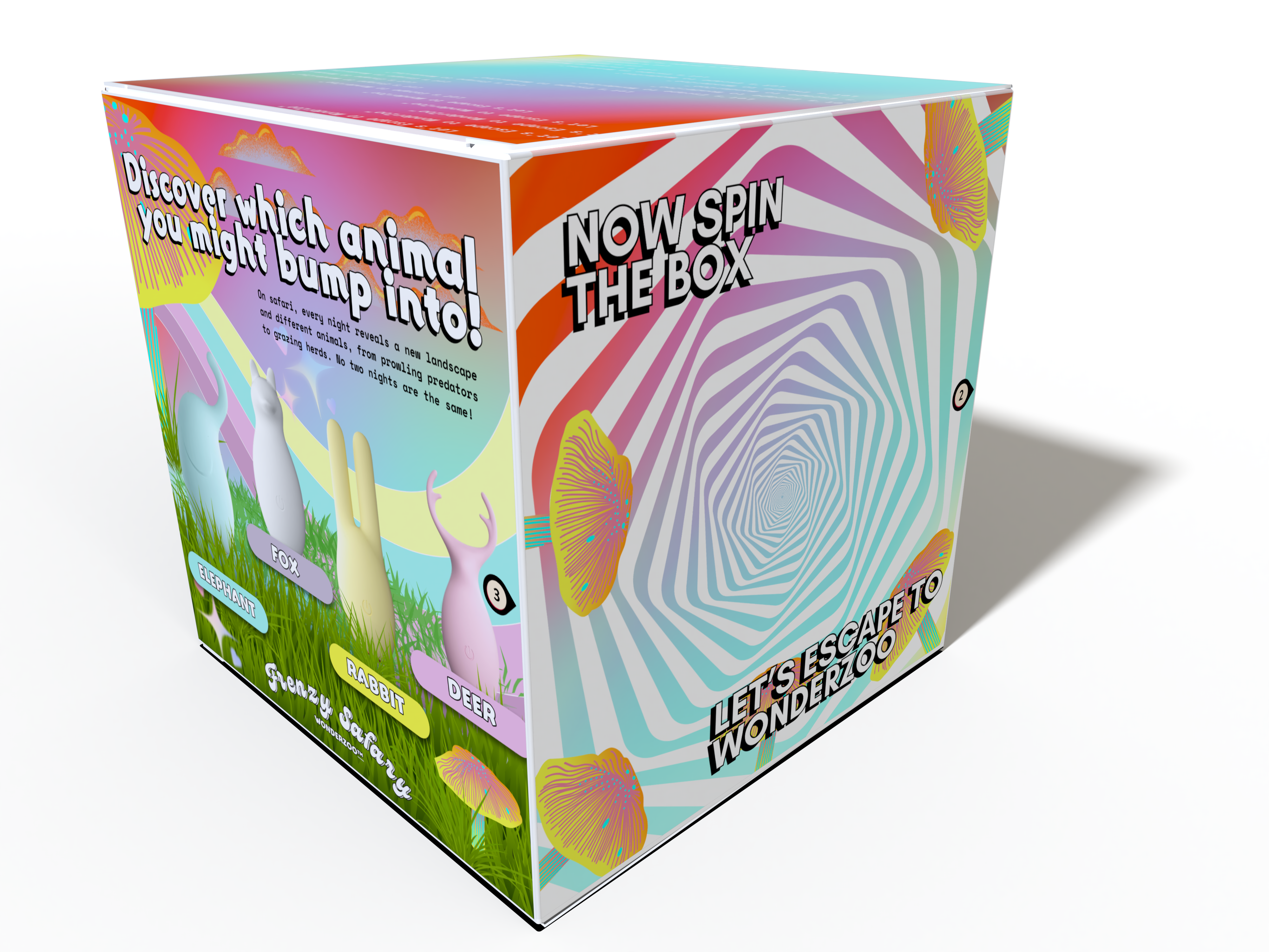 【WADDY獨家|香港首推68折🔥】WONDERZOO動物形狀振動器盲盒 |10速防水迷你子彈 | 德國科技