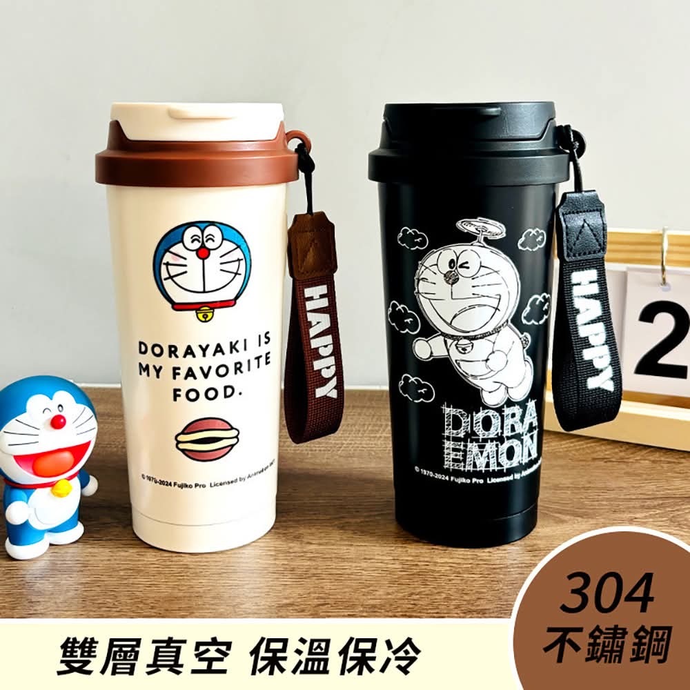 多啦A夢卡通不鏽鋼保溫杯500ml
