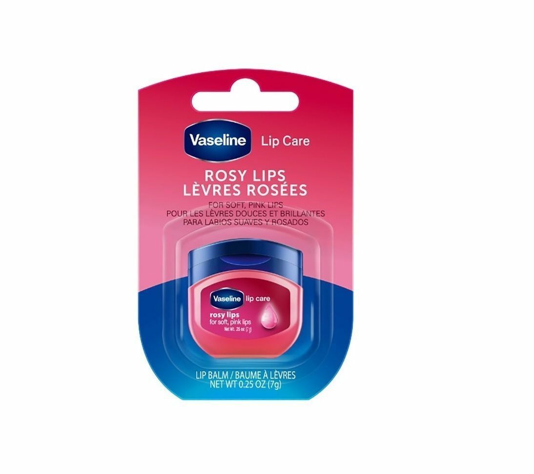 Vaseline 凡士林玫瑰修護潤唇膏 7g (平行進口)