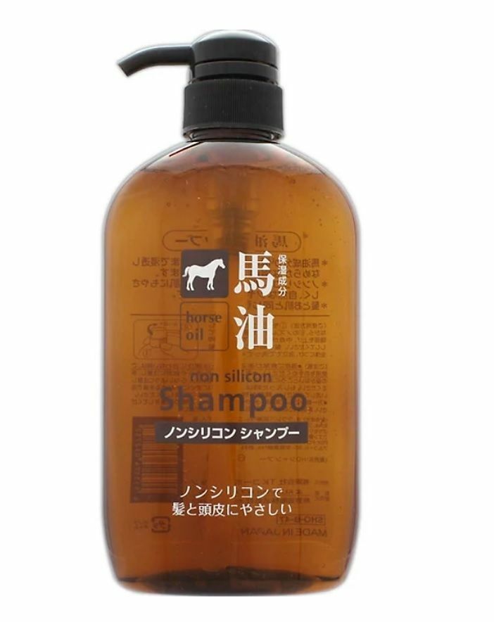熊野油脂 馬油無矽洗髮露 / 洗頭水 600ml (平行進口)