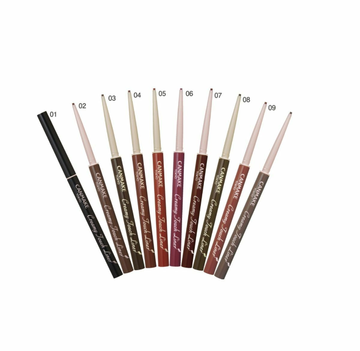 CANMAKE TOKYO Creamy Touch Liner - 柔滑眼線啫喱筆 #05 Bitter Caramel (平行進口)