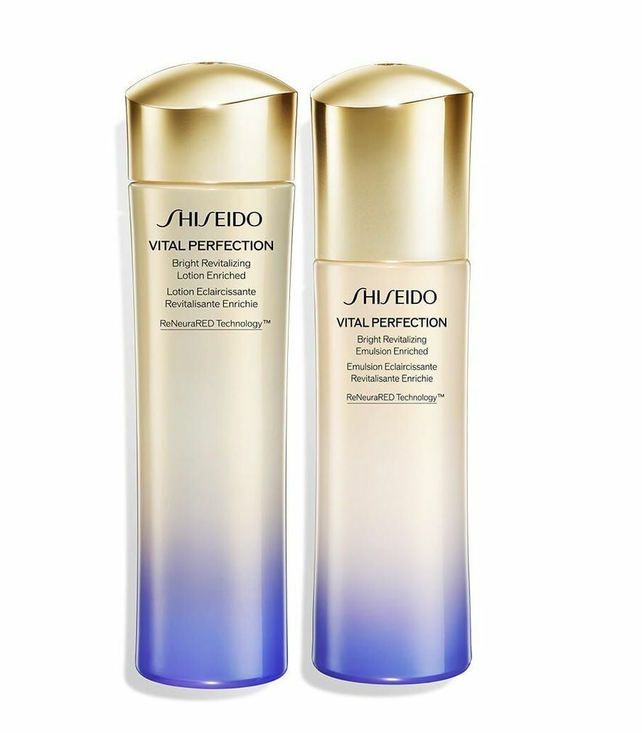 資生堂 Vital Perfection - 全效亮白賦活滋潤水乳套組 [150ml+100ml] (平行進口)