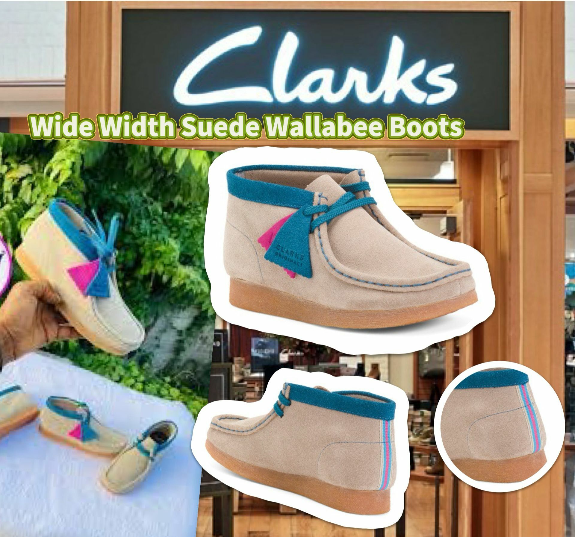 【預購】CLARKS Wide Width Suede G010823 童裝鞋