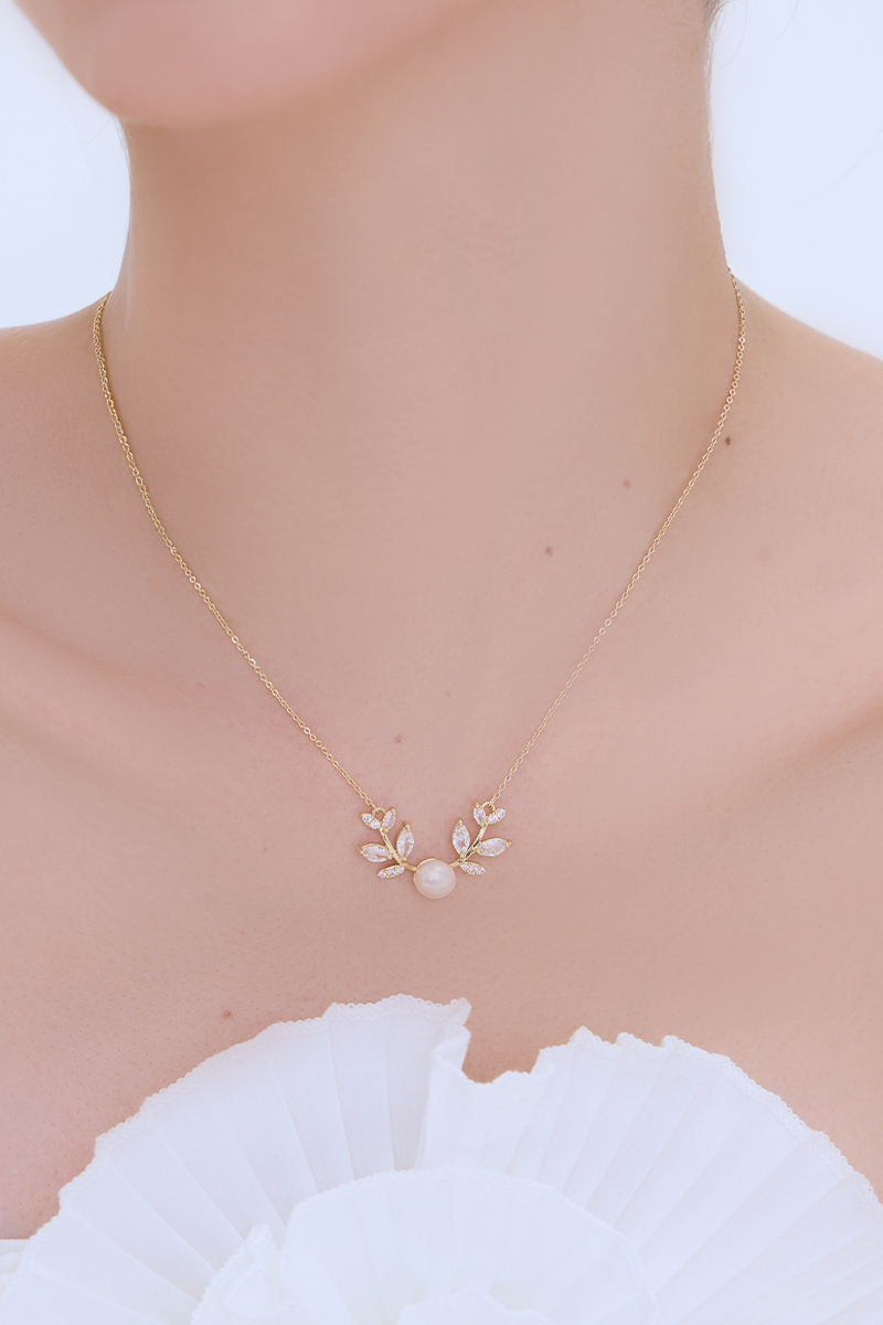 月桂女神淡水珍珠項鍊