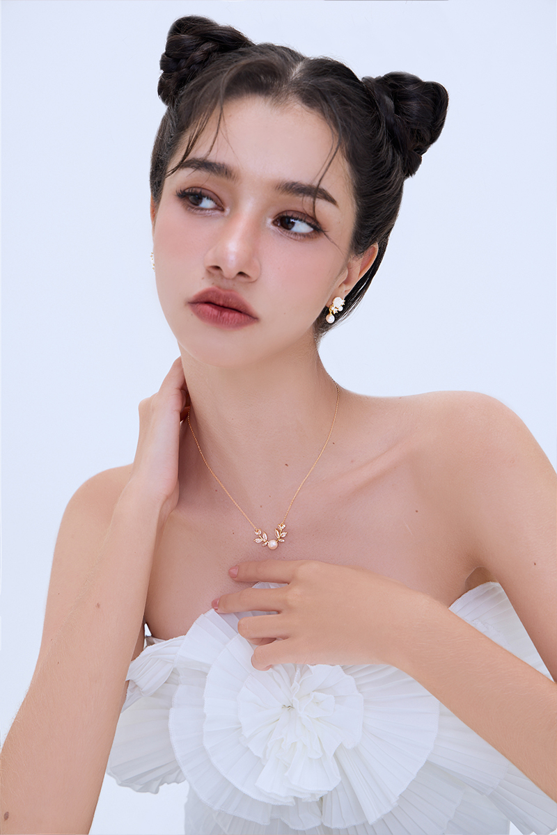 月桂女神淡水珍珠項鍊