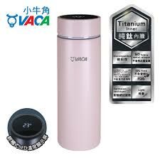 VACA 小牛角 TEC 0.4公升純鈦真空杯配智能蓋 (HCT202)