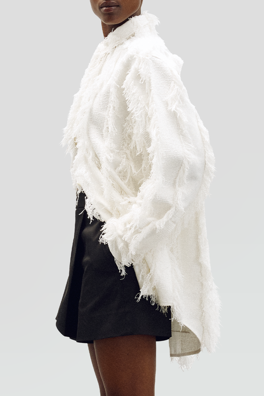 RECTO｜FRINGE 流蘇裝飾寬鬆襯衫