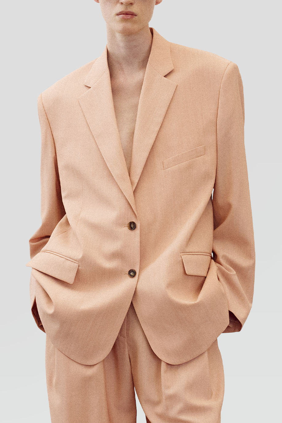 RECTO｜SIGNATURE 寬版排釦西裝外套