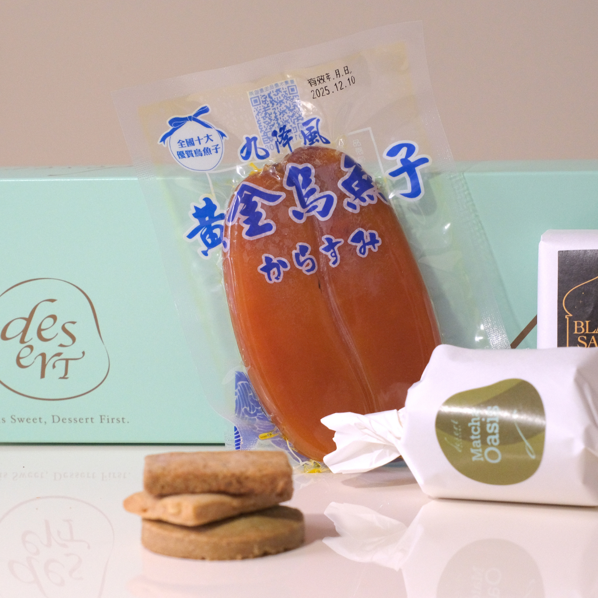 desertLAND Luxury 九降風烏魚子餅乾禮盒