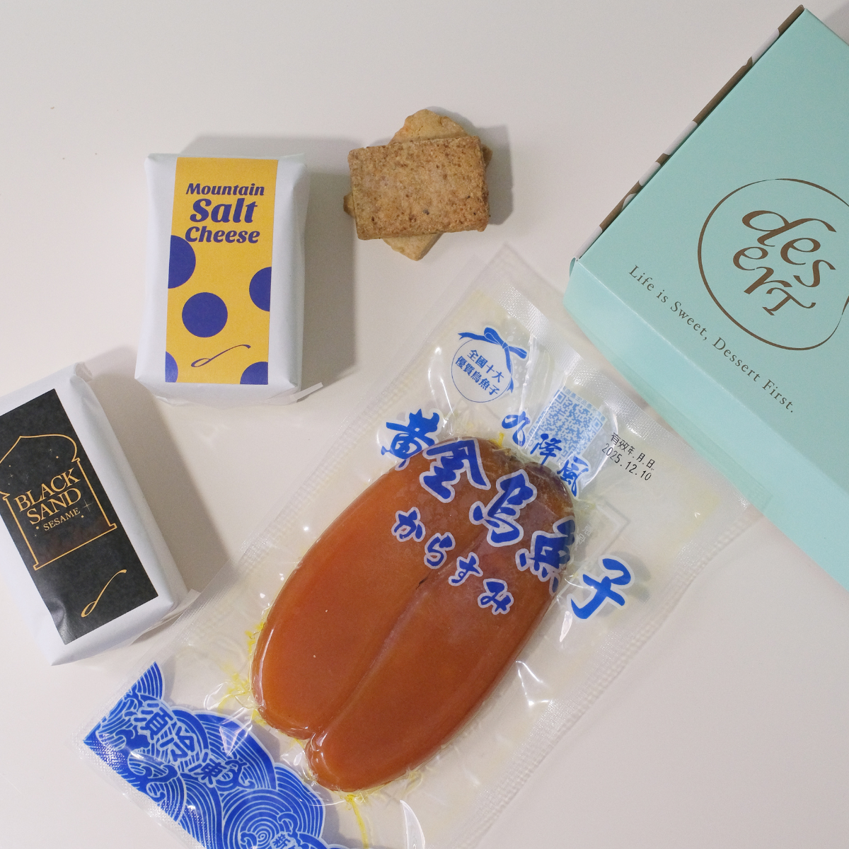 desertLAND Luxury 九降風烏魚子餅乾禮盒