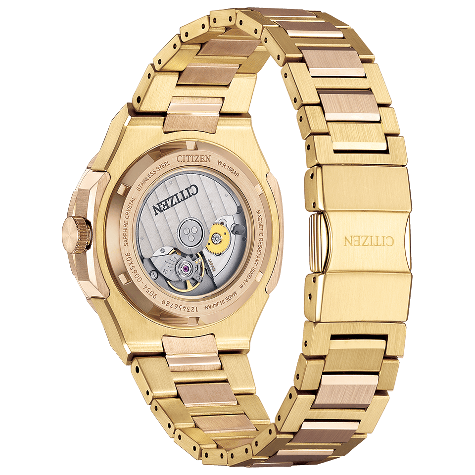 ☆万力　⑧ 萬年鐘錶- Citizen series 8 限量金色光輝抗磁機械男錶NB6033-51E
