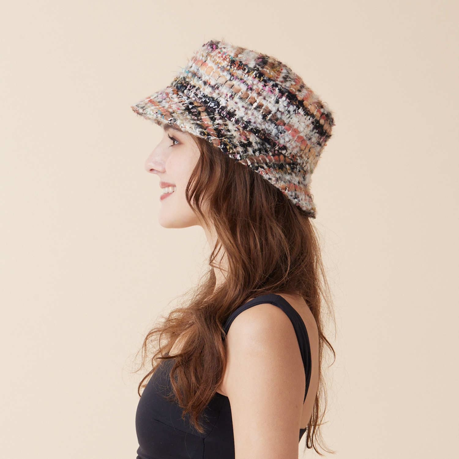 JULIET Bucket Hat - Earth Tone Multi