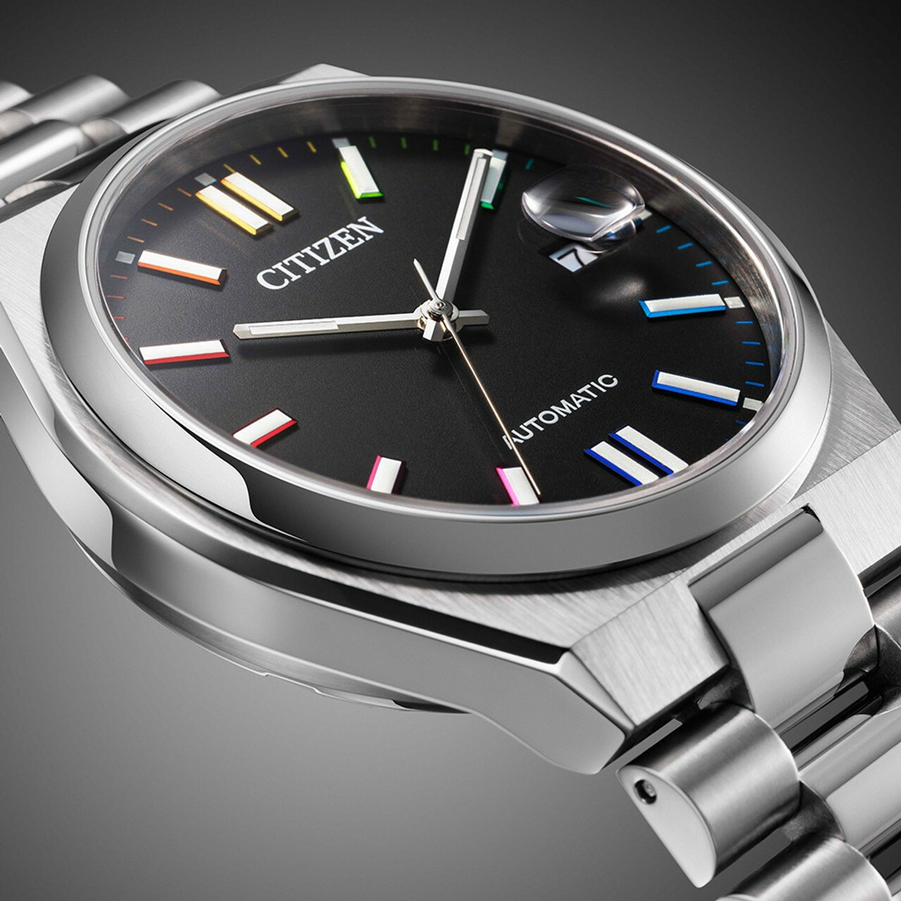 萬年鐘錶 - Citizen 星辰錶 黑色面盤自動上鍊機械男錶 NJ0151-53E 錶徑40MM