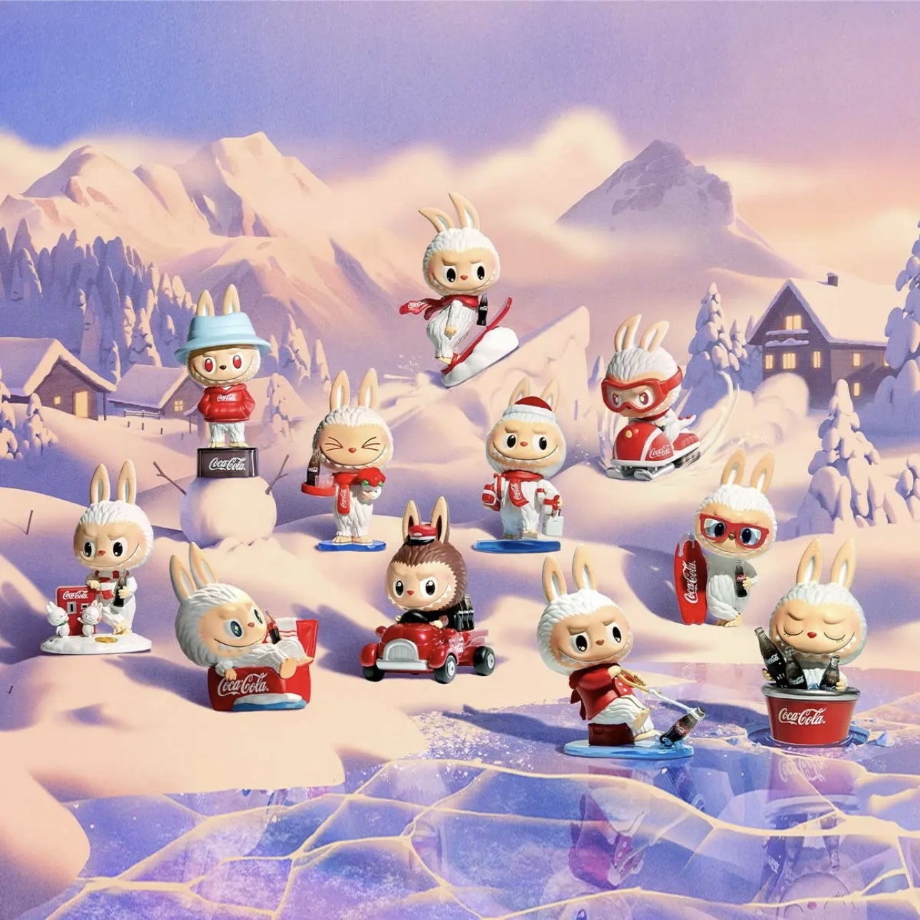 POPMART泡泡瑪特 THE MONSTERS × 可口可樂 盲盒公仔 "單盒入"LABUBU COCA-COLA