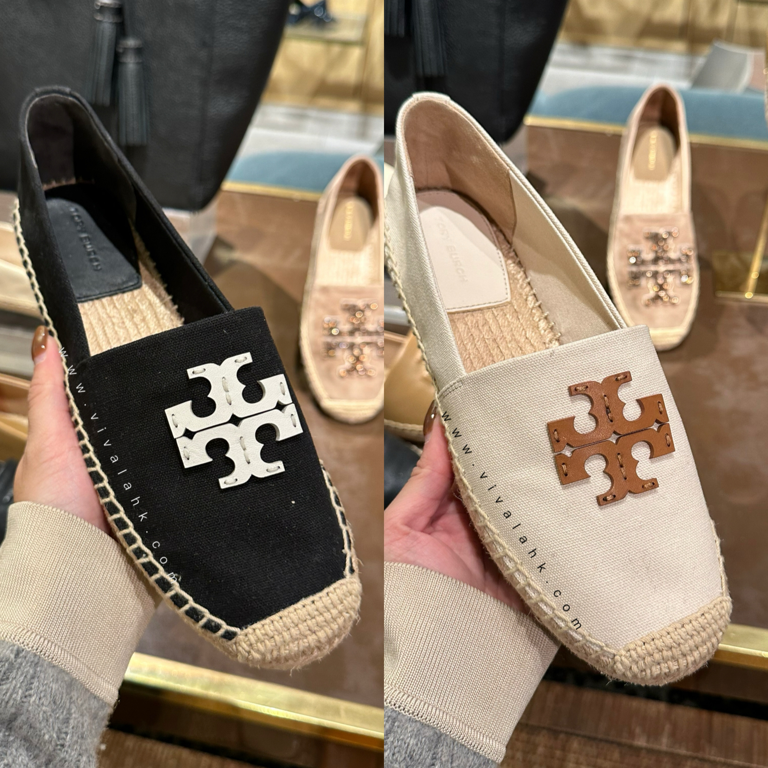 Tory Burch - Everly 布款草鞋