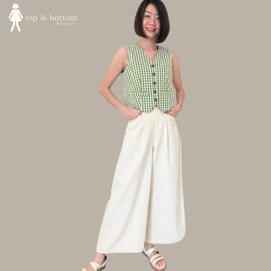 HIGH WAISTED WIDE LEG PANT