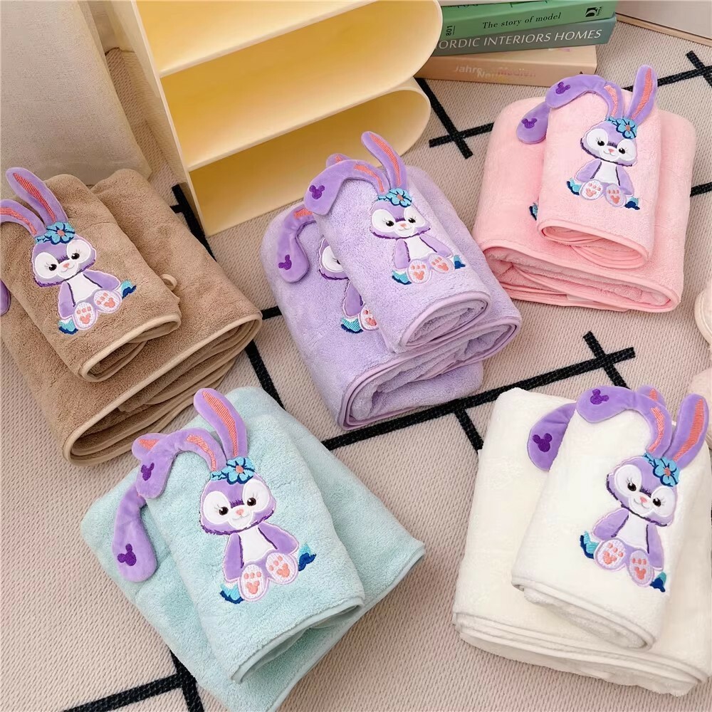 Cartoon Coral Fleece Soft Absorbent Towel