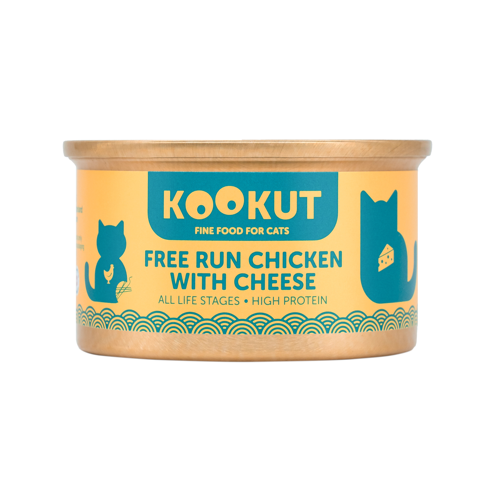 Kookut 放養雞芝士貓罐 (70g)