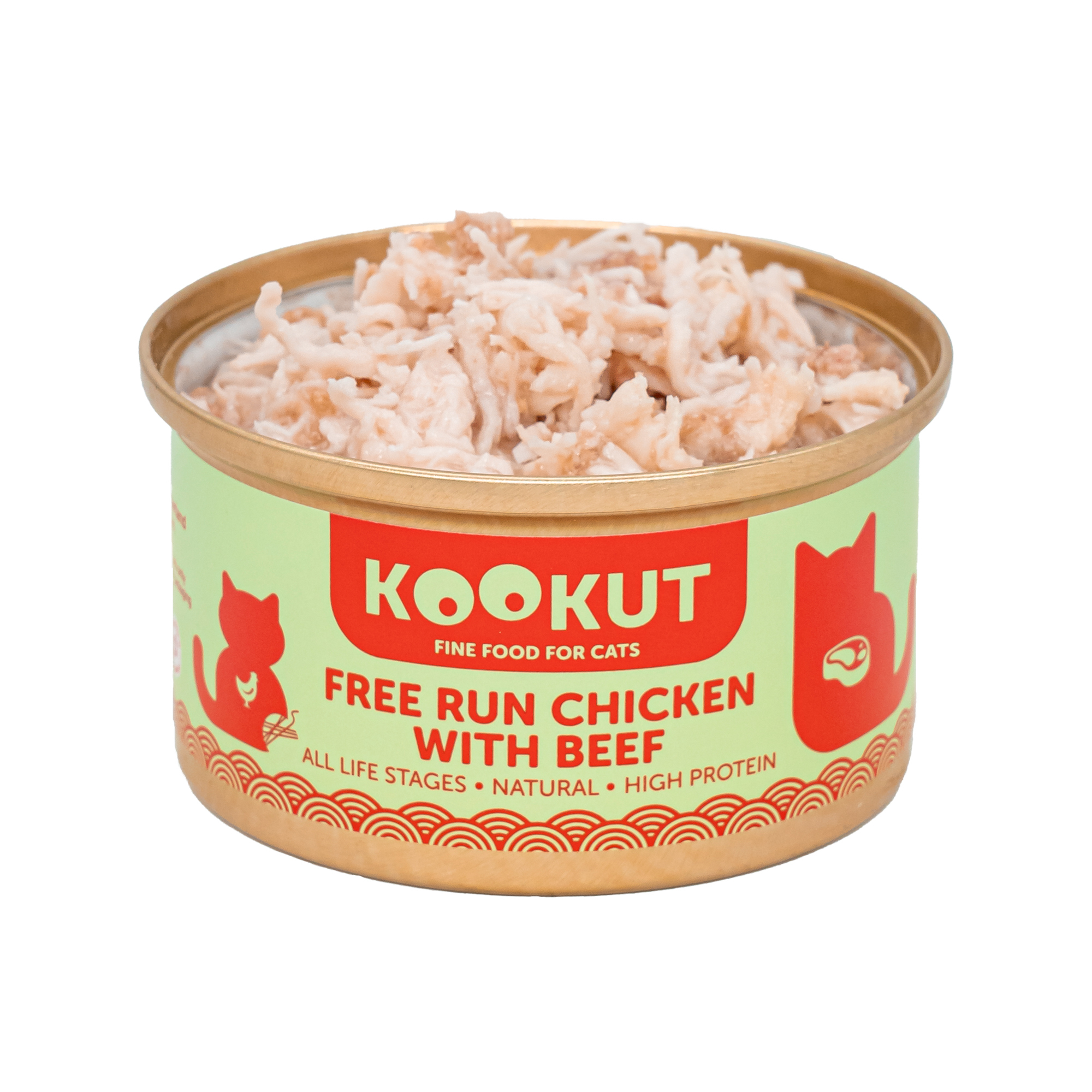 Kookut 放養雞牛肉貓罐 (70g)
