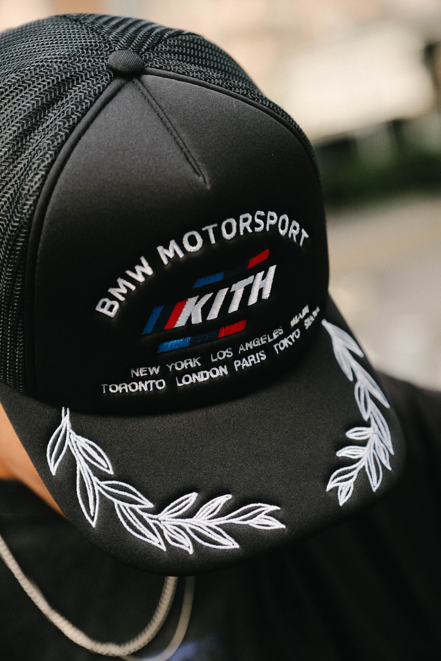 KITH x BMW Nolan Trucker Hat 卡車司機帽黑色| FLOMMARKET