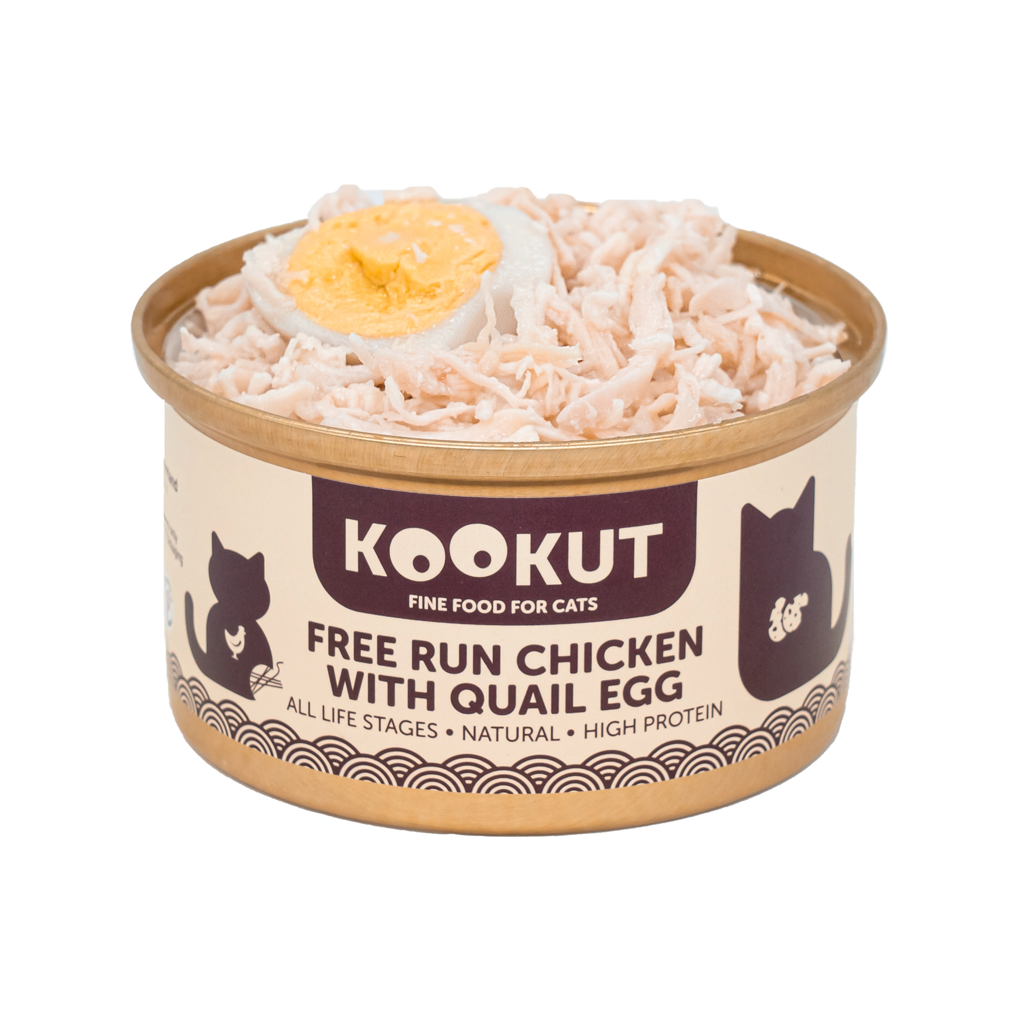 Kookut 放養雞鵪鶉蛋貓罐 (70g)