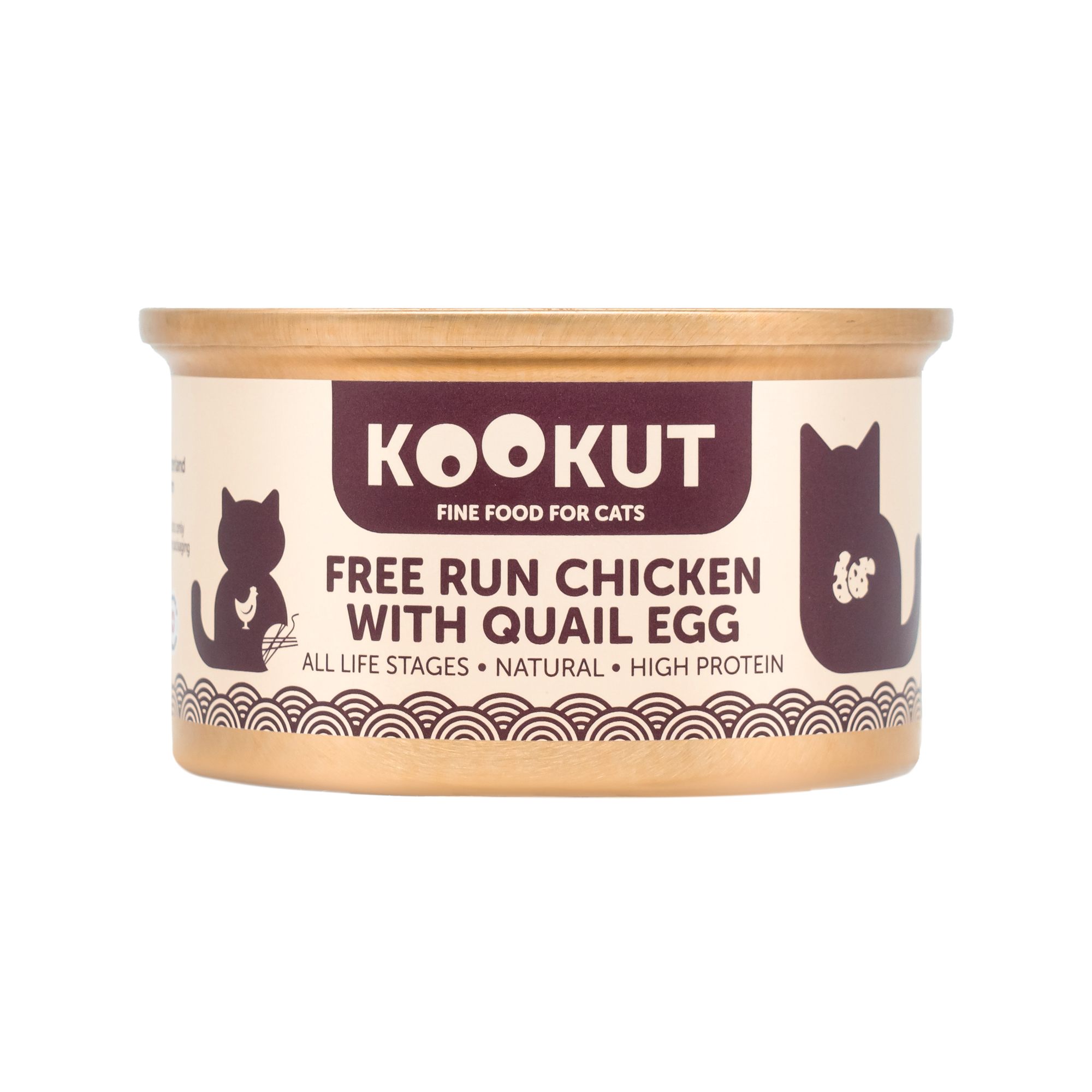 Kookut 放養雞鵪鶉蛋貓罐 (70g)