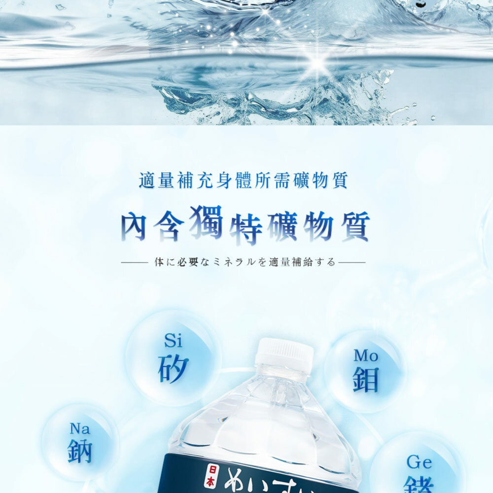 露營家用必備】日本名水13℃ 6000ml x 2入/箱【礦泉水/天然水 露營家用必備】日本名水13℃ 6000ml x 2入/箱【礦泉水/天然水