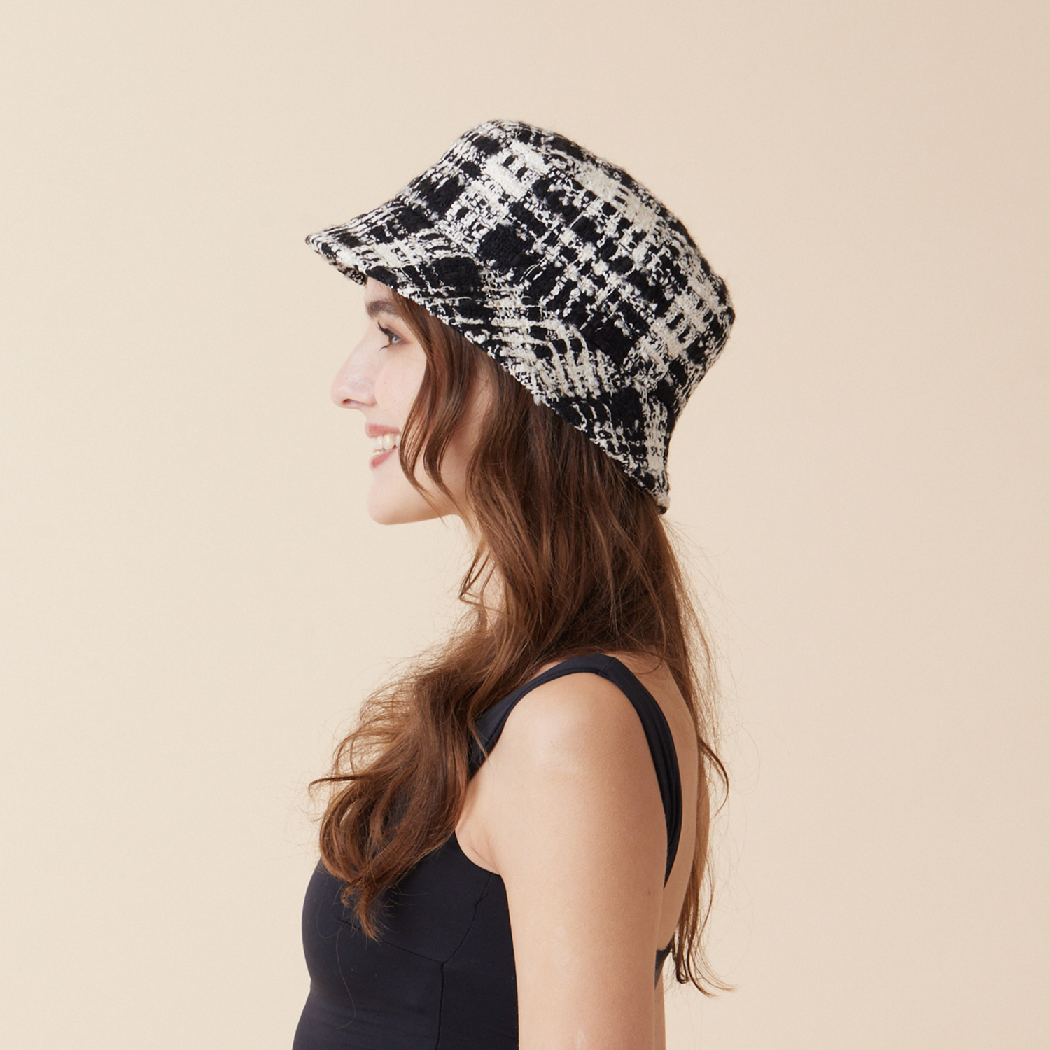 JULIET Bucket Hat - Black & White