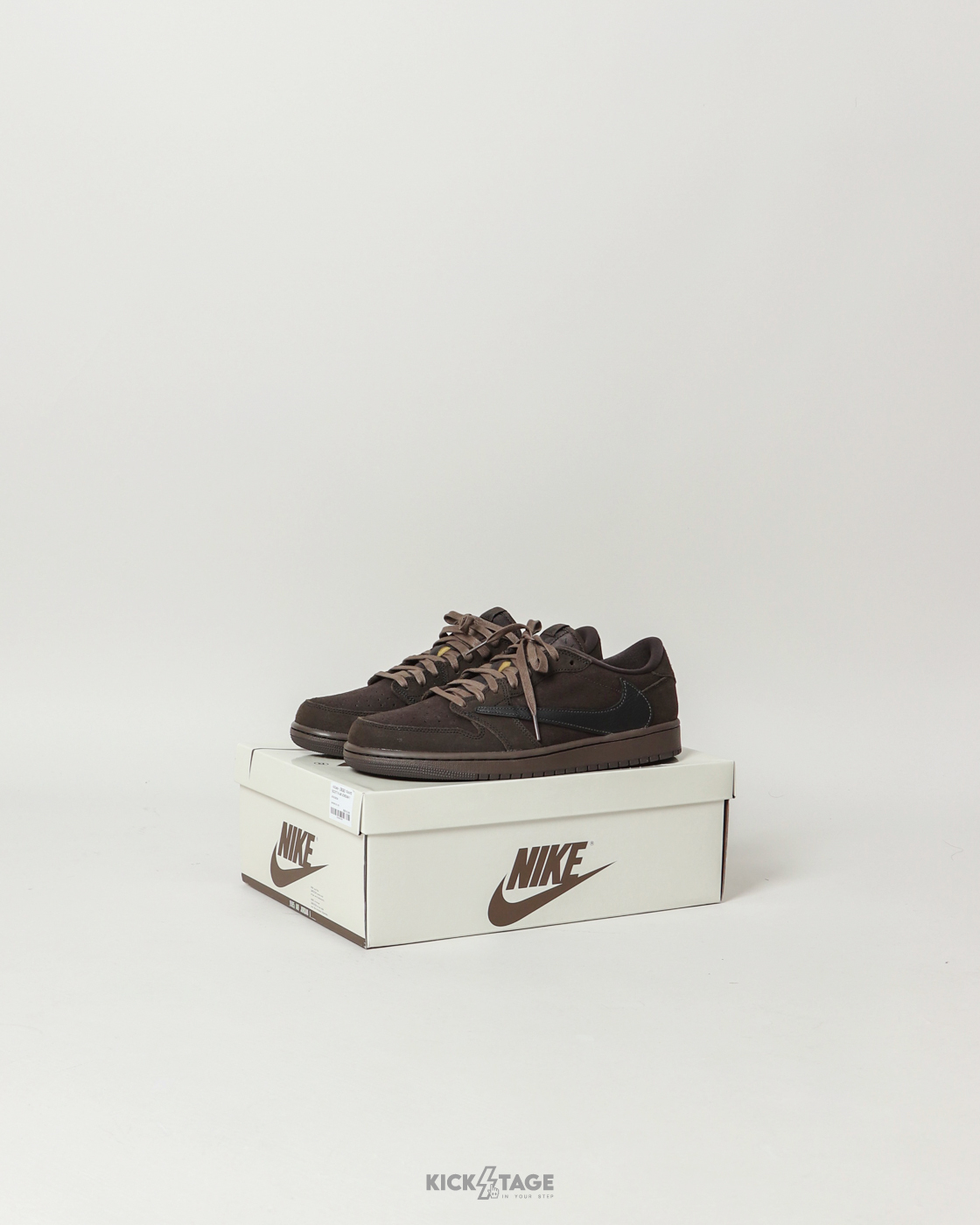 <連線代購商品>NIKE AIR JORDAN 1 x Travis Scott 'Velvet Brown' 黑摩卡 倒鉤 休閒鞋【DM7866-202】AJ1TS 241231